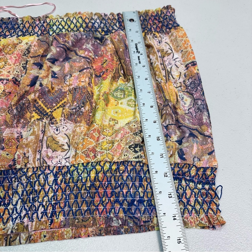 Bohemian Multicolor‎ Crop Top - Picture 5 of 6